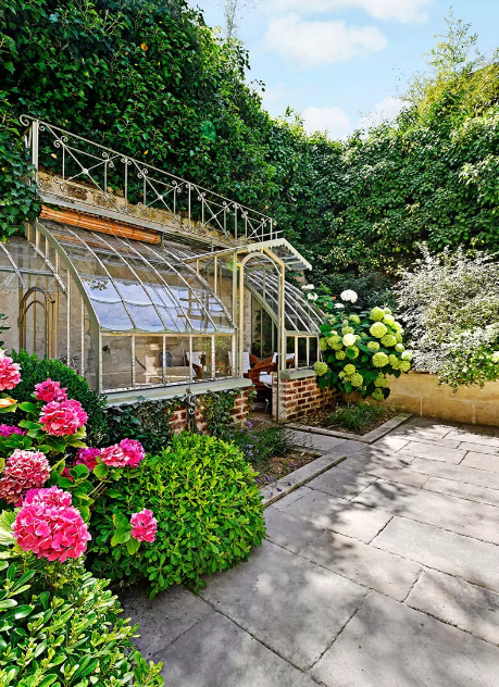 Le jardin de l'hotel Montgascon